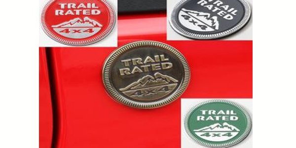 Jeep trail rated badge