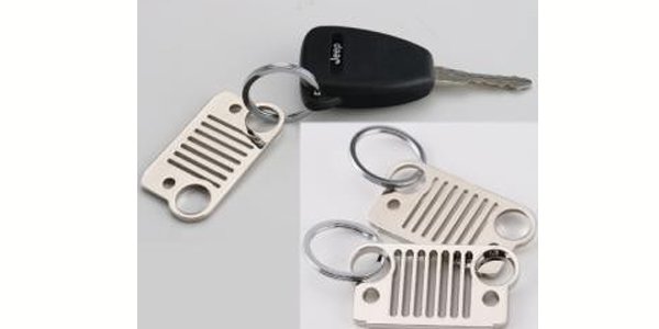 Jeep badge aluminum