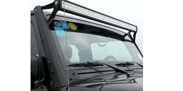 Black Steel Light Bar Windshield 
Mounting Brackets 
Bumpers
