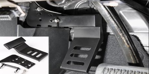 Aluminum alloy left foot rest 
pedal