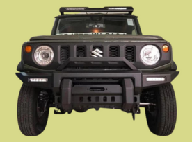 Mountain Goat Metal Bumper with Fog Light Mounting Bar & LED Indicators