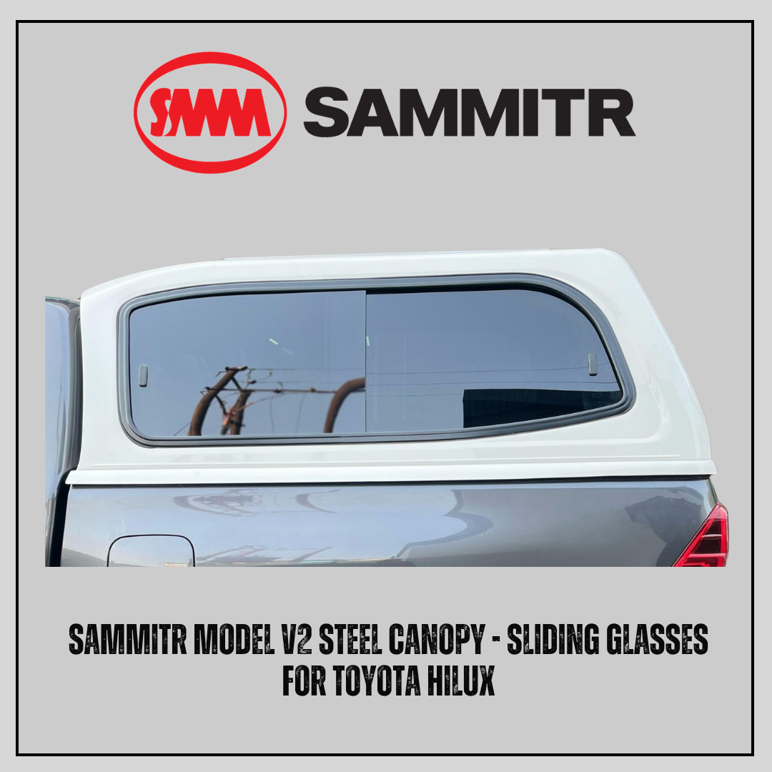 Sammitr V2 Steel Canopy For Toyota Hilux Sliding Glasses sammitr-v2-steel-canopy-for-toyota-hilux-sliding-glasses